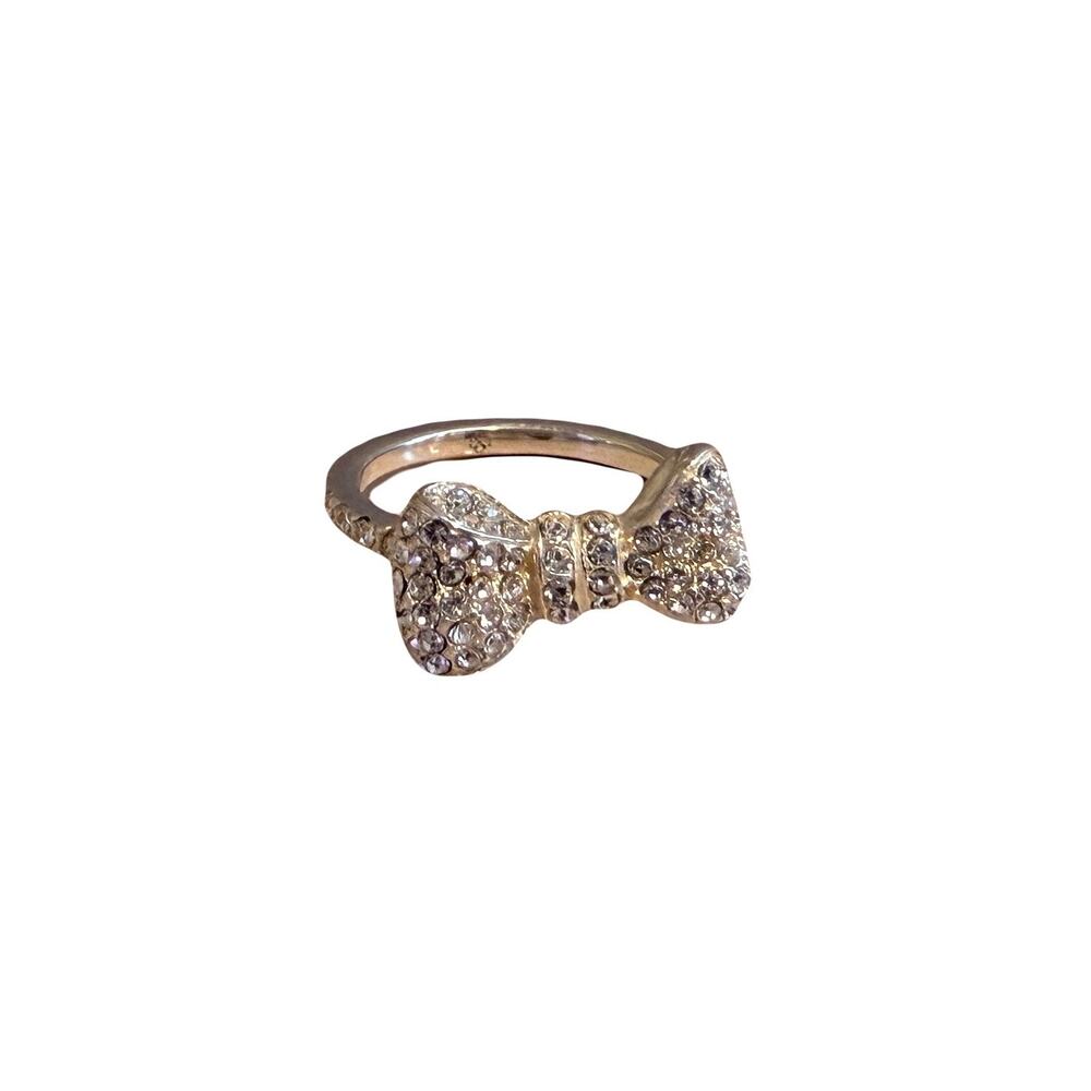 Sterling Silver and Swarovski Robin McGraw Midi Bow Ring